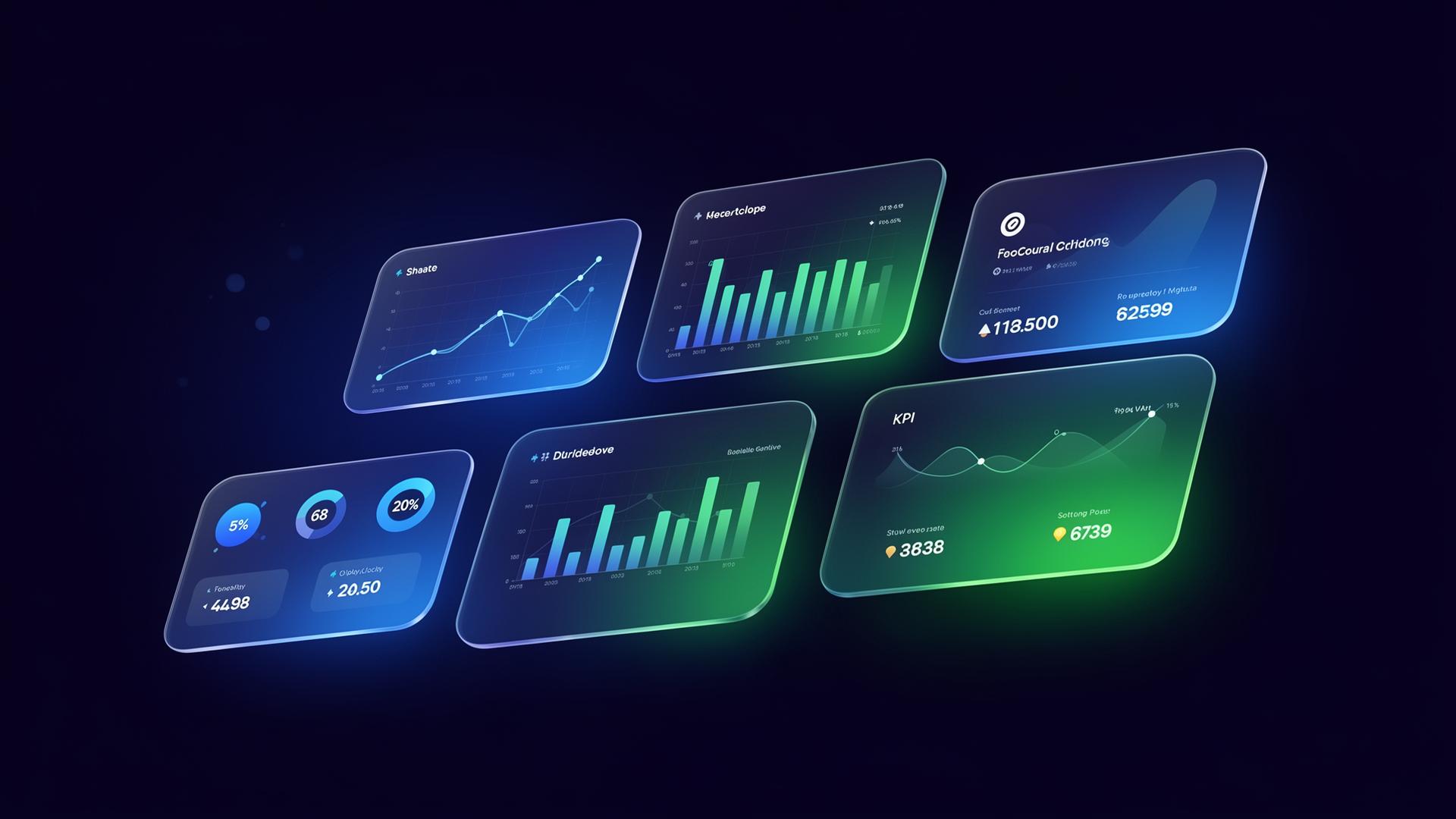 Dashboard financiero Balance Activo